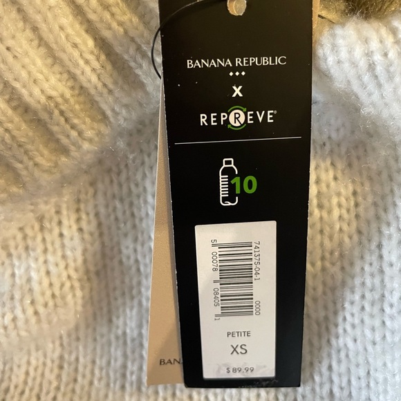 Banana Republic white turtleneck sweater XS Pet - Picture 3 of 5